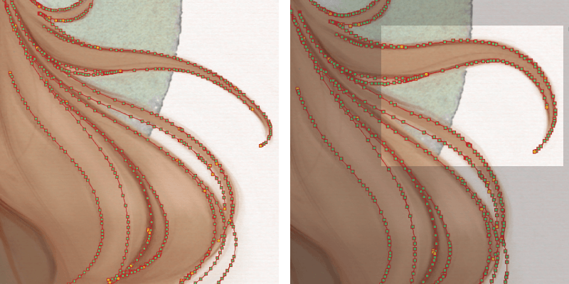 自由的向量線條 - Clip Studio Paint 功能